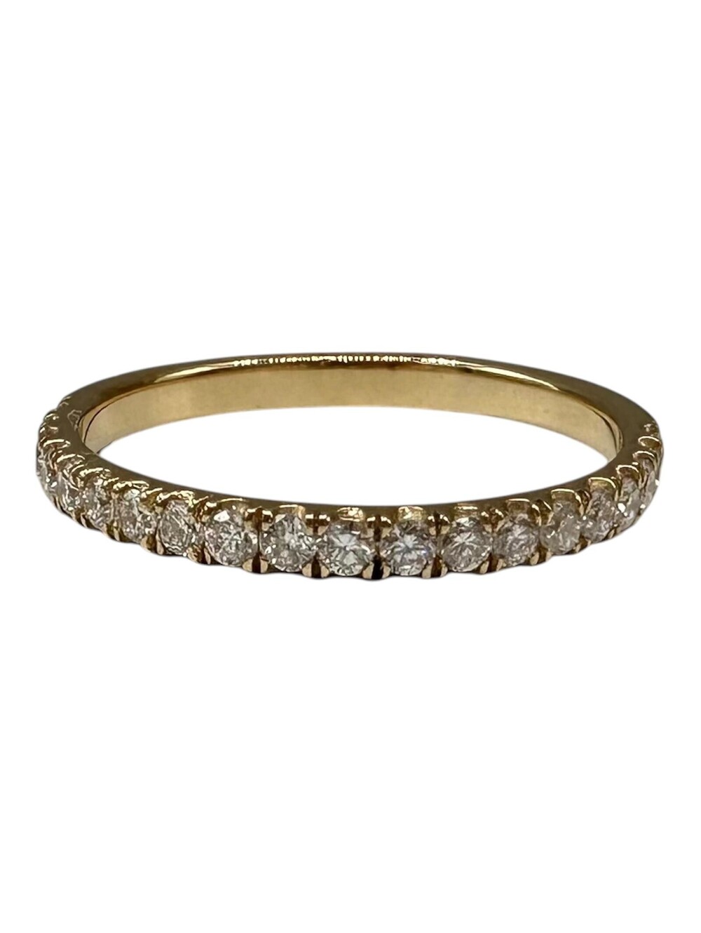 Lab Grown Diamond Band 14kt Yellow Gold 0.35ctw EF VS Size 7 New